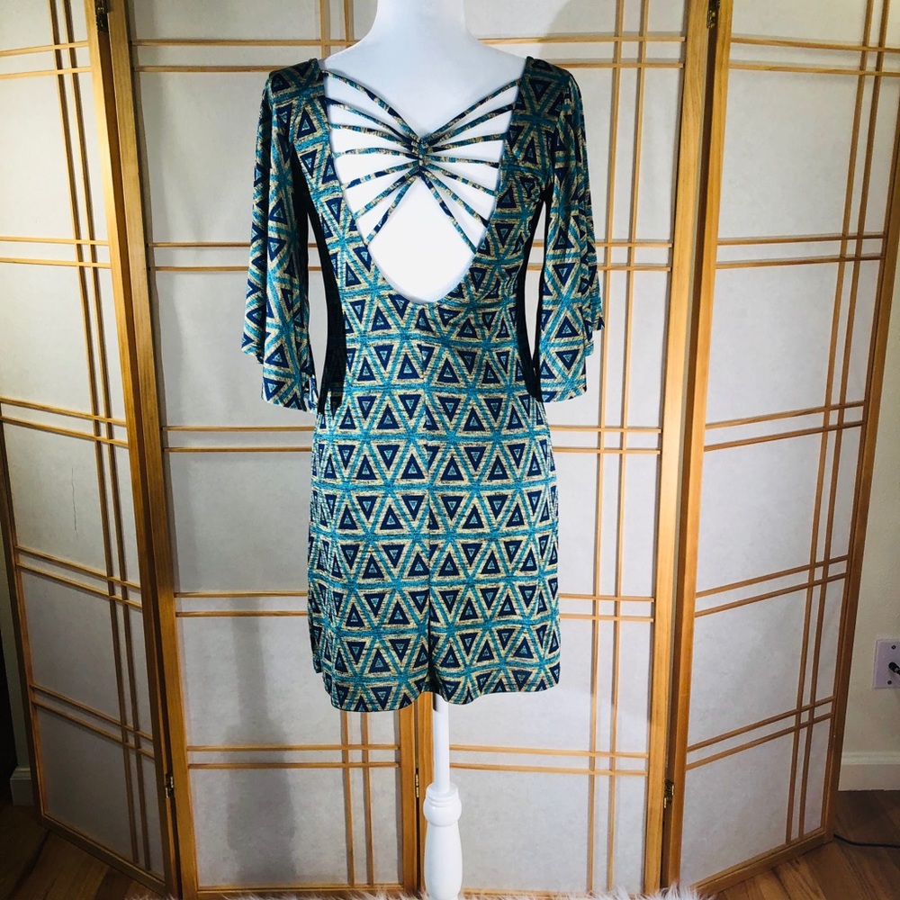 Sacred Geometry Pyramid Boutique Dress Size:M